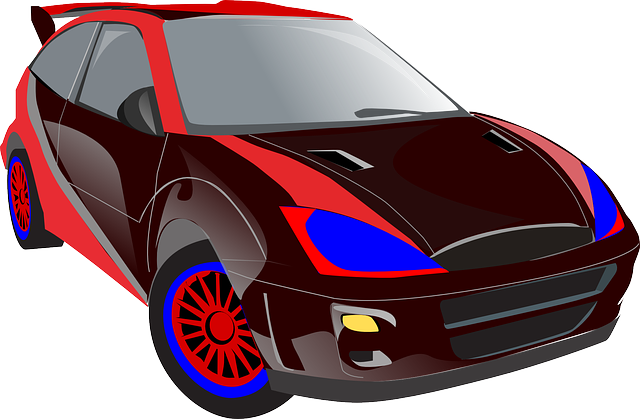 sportovní automobil ilustrace